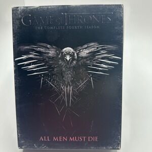 HBO Game of Thrones The Complete 4th Season DVD Box Set Black All Men Must Die